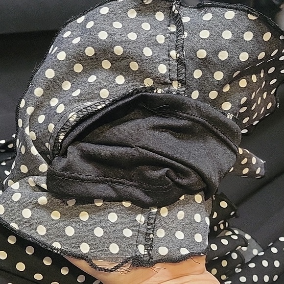 NWT Windsor Large Romper Short Polka Dot Long Sleeve Back Zip Ruffle - Picture 11 of 16